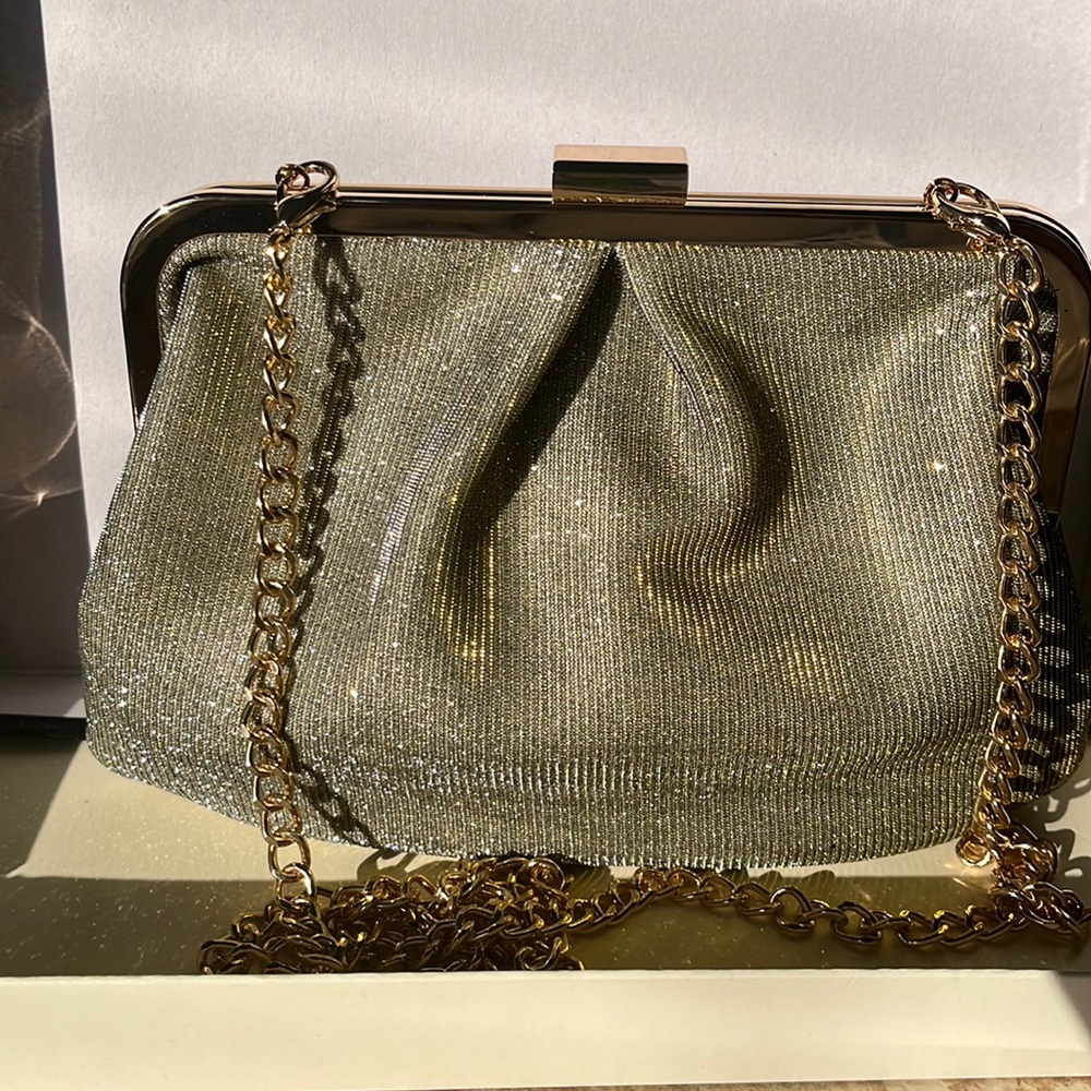 Gold/Silver/Pewter Evening Bag